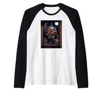 Robot Tom Peeping Camiseta Manga Raglan