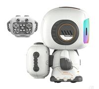 Robot Toys - Programable Recargable Con Música Ligera | Juguetes Interactivos Del Robot Teledirigido Con La Pantalla Táctil | Socios De Aprendizaje Para Niños, Niñas, Adolescentes, Familia, Juego En C