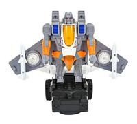 Robot transformador eléctrico para niños: juguete de avión de combate de combate automático | Juguete de transformación interactivo para niños, ideal para la escuela, el hogar, el aula, el juego al ai