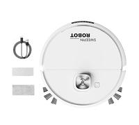 Robot vacío limpiador genérico - 20 x 20 x 6 cm Strong Suction Low Noise, Floor Cleaning Vacuum Robot for Dining Room Bedroom Apartment College Dorm Dust Debris Hair