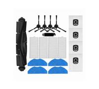 Robot Vacuum Cleaner Main Side Brush with HEPA Filters, Mop Cloth, and Dust Bin for X-Plorer Series 75 S+ RG8597W-Compatible Models