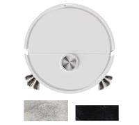 Robot Vacuum - Cleaning Robot, Automatic Smart Rechargeable Robotic Vacuum Cleaner, Slim Quiet Strong Suction | For Home Office Apartment Living Room Kitchen Carpet Hardwood Tile Floor,