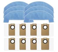 Robot Vacuum Mop Cloth and Bag Kit compatible con Trouver E10 para Liectroux M70 Pro MONSGAMS1 MAX 6 piezas 8 piezas Set