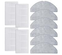 Robot Vacuum Mop Cloth and Filter Replacement Kit for Tapo RV30 Max, RV30 Max Plus, RV20 Max, RV20 Max Plus - Juego de 10 piezas, trapos no tejidos + filtro de papel, fácil instalación, accesorios de