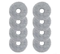 Robot Vacuum Mop Pad,8 piezas Paños de fregona para Roborock L10S Pro para L20 Ultra para X40, accesorios de aspiradora de microfibra lavables para el cuidado diario del suelo en hogares familiares