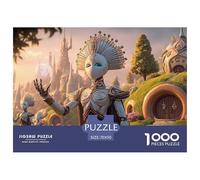 Robot with The Face of Emprire 1000 Pcs Cartón Rompecabezas Giant Robot Liberador De Estrés Juego Creativo Puzzle Juego De Desafío Difícil 70x50cm/1000pcs