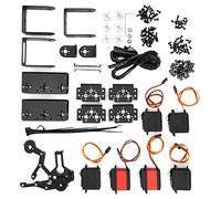 Robotic Arm Kit 4264 | 6 - Axis DIY Aluminum Claw with 15kg Servos | 180° / 270° Rotation for STEM Education/Makers/Hobbyists | 400g Lift Capacity & 43cm Reach