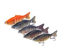 Robotic Lure, 2025 Upgrade 3D Swimming Bait for Freshwater and Saltwater, Gear Attracts Lures Walleye Trout Bass, Lures for Beginners, Amateurs and Professionals (3)