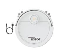 Robotic Vacuum Cleaner with Mop - Rechargeable Floor Sweeper | Low-Noise Sm