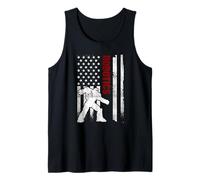Robótica Bandera Estadounidense desgastada tecnología de Robot patriótico de Estados Unidos Camiseta sin Mangas