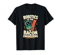 Robótica Funny Coder Humor AI Programador Automatización Camiseta gráfica económica, Hombre, Negro, S