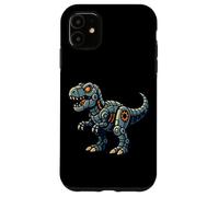 Robótica T Rex Cartoon Dinosaur Tech Style Carcasa para iPhone 11