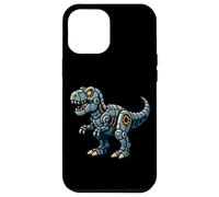 Robótica T Rex Cartoon Dinosaur Tech Style Carcasa para iPhone 12 Pro MAX