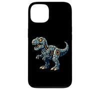 Robótica T Rex Cartoon Dinosaur Tech Style Carcasa para iPhone 13