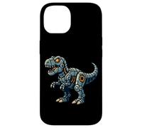 Robótica T Rex Cartoon Dinosaur Tech Style Carcasa para iPhone 14