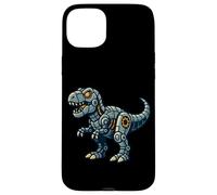 Robótica T Rex Cartoon Dinosaur Tech Style Carcasa para iPhone 15 Plus