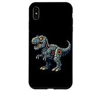 Robótica T Rex Cartoon Dinosaur Tech Style Carcasa para iPhone XS MAX