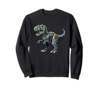 Robótica T Rex Cartoon Dinosaur Tech Style Sudadera