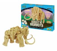 Robótico Mammoth Construye & Pintura Madera Dinosaurio Camina & Ruge Sound Mando