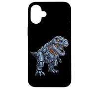 Robótico T Rex Cyber Dinosaur Mecha King Design Carcasa para iPhone 16 Plus