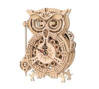 Robotime Estilo Retro Engranajes Mecánicos Rompecabezas de Madera 3D Corte Láser