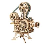Robotime Estilo Retro Engranajes Mecánicos Rompecabezas de Madera 3D Corte Láser
