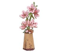 Robotime Flor Puzzles 3D Madera, Maquetas para Construir Adultos, Maqueta Madera, Regalos para Mujeres en el Día de San Valentín & Cumpleaños (Sakura)