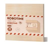 ROBOTIME Hojas de madera contrachapada de tilo, 30 piezas de 305 x 305 x 3 mm, tablero de madera sin terminar para manualidades, pintura, arte de pirografía, decoración del hogar, bricolaje y