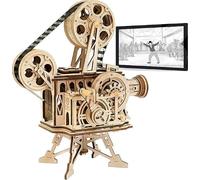 Robotime Kit de Vitascope mecánico - Rompecabezas de Madera de Corte por láser de Modelos de construcción - Juegos de Madera para niños y Adolescentes