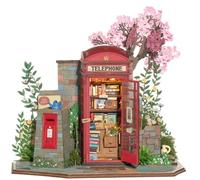 ROBOTIME Kits de modelos de madera de rompecabezas 3D para adultos, kit de construcción de madera para adultos, kit de manualidades para adultos, kit de modelo Sakura, regalo de decoración del hogar