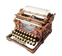 ROBOTIME Máquina de Escribir Mecánica Kit 3D de Madera Fantasía, LK703C