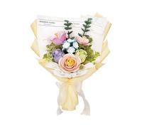 Robotime Rokr Spring Time Bouquet DIY rompecabezas 3D con 6 tipos de flores, los mejores regalos para tu esposa, kits de bloques de construcción familiares Spring Time Bouquet