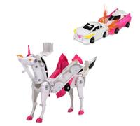 Robots Combinado De Deformación por Colisión, Robots Combinado De Deformación por Colisión, 2 Piezas Unicornio Coche Juguetes, Deformación Automática Conexiones Magnéticas, Juguete Regalo Niños