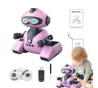 Robots de control remoto para niños,Robots inteligentes para | Robot de detección inteligente de control remoto con ojos LED - Robot interactivo programable con detección de gestos y canción de baile