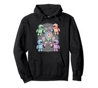 Robots Wholesome Crew Kawaii Punk Sudadera con Capucha