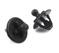 ROBUST - 2 ganchos de plástico para estante trasero de paquete para Ford Fiesta MK5 2002-2008 Fusion