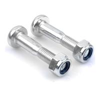 ROBUST - 2 pernos de control de suspensión delantera inferior para Ford Focus Mk1 Escort Mk4 Mk5 Mk6 Mk7 Fiesta Mk3 Mk4 KA Orion Mk2 Mk3 Puma Scorpio Sierra E802282S72 6080625 6 080 6 080 6 25