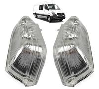 Robust Car Parts ROBUSTO Espejo retrovisor puerta luz indicadora lente lado derecho e izquierdo para Mercedes-Benz Sprinter W906 18229020 A0018229020 0018229020 2E0-953-050A (2006-2017)