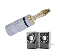 Robust Copper Build: With a sturdy copper construction, our banana plugs