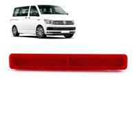 ROBUST - Lente reflectora roja para parachoques trasero, sin luz, lado derecho del conductor para VW Transporter T5 Multivan V Van 7E0945106 2003-2012