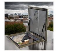 Robusta escotilla de techo de 30 x 36 pulgadas, resistente a la intemperie, acceso plano para techos, ventilación HVAC y control de clima, acero inoxidable personalizado múltiple (24 x 24 30 x 30 24 x