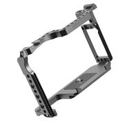 Robusta jaula DSLR para cámaras EOS5d2/5d3 5d4/6d2. Cuenta con montaje seguro, diseño de base antideslizante, jaula de aluminio para cámara DSLR con doble soporte de zapata fría