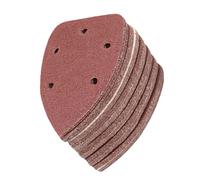 Robusto 30 piezas de papel de lija de detalle con 5 agujeros de respaldo, almohadillas abrasivas, hojas de lija