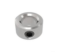 Robusto collar de bloqueo de acero inoxidable diseñado para adaptarse a ejes roscados métricos T8 comúnmente encontrados en impresoras 3D