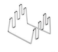 Robusto estante para tablas de cortar de acero inoxidable para un espacio de trabajo de cocina organizado y eficiente