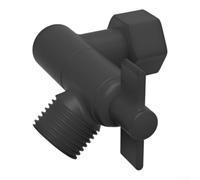 Robusto extensor de ángulo de cabezal de ducha de acero inoxidable con roscas macho y hembra G1/2 pulgadas para un ajuste seguro (C)