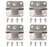 Robusto juego de bisagras de acero inoxidable para enfriador Coleman de repuesto viene con juego de tornillos para un uso fácil