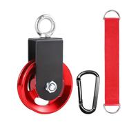 Robusto Juego de poleas y mosquetones - Pulleum | Equipo Deportivo con reducción rápida del Ruido para Levantar la casa en Condiciones difíciles Que se alojan