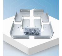 Robusto kit de montaje fotovoltaico de acero inoxidable para barcos, caravanas y yates, se adapta a rieles solares de 30 mm, 33 mm, 35 mm y 40 mm