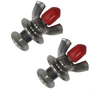 Robusto kit de placa trasera de acero inoxidable para buceo, sumergible, pernos de tornillo de mariposa